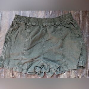 Madewell by J.Crew Shorts Pull On Olive Green Womens Size S
